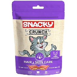 تشویقی کرانچی گربه اسنکی مدل Hair And Skin Care طعم مرغ  وزن 60 گرم