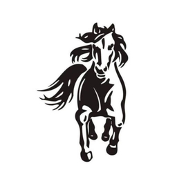 برچسب بدنه خودرو طرح اسب SA002