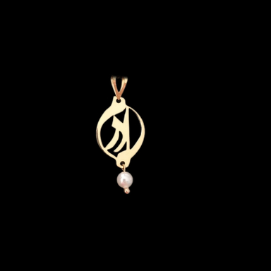 پلاک گردنبند زنانه طلا 18 عیار گوزن طرح روز مادر کد JD3900