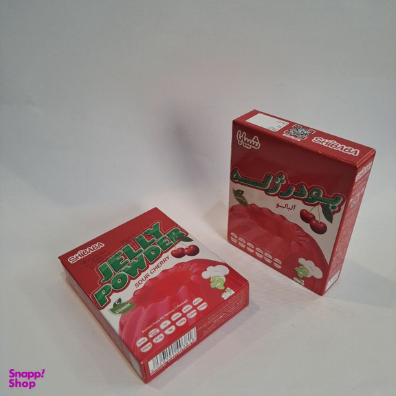 پودر ژله آلبالو شیبابا وزن 100 گرم