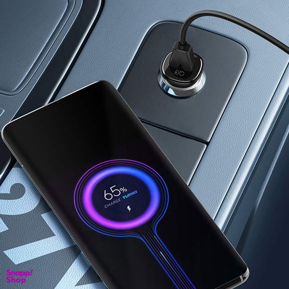 شارژر فندکی 30 وات الدینیو مدل C105 به همراه کابل USB-C