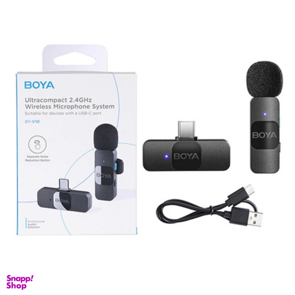 میکروفون بی سیم یقه ای بویا مدل BOYA BY-V10