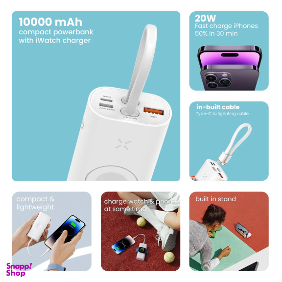 پاوربانک وگر مدل W1162S ظرفیت 10000 میلی آمپر