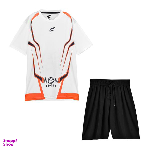 ست تیشرت و شلوارک ورزشی مردانه مدل M4069