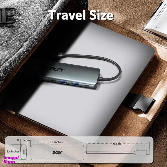 USB هاب 7 پورت Type-C ایسر مدل ODK360