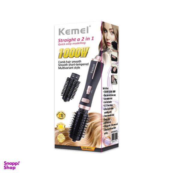 سشوار برس دار چرخشی کیمی مدل KM-8021
