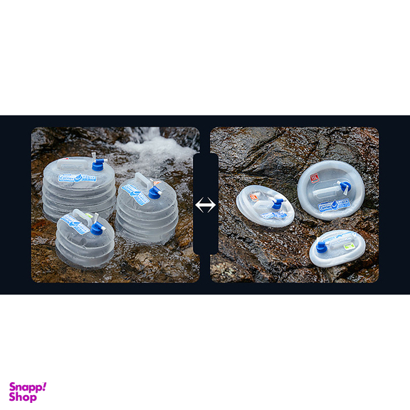 دبه آب تاشو نیچرهایک مدل PE Folding Bucket کد S002-T ظرفیت 10 لیتر
