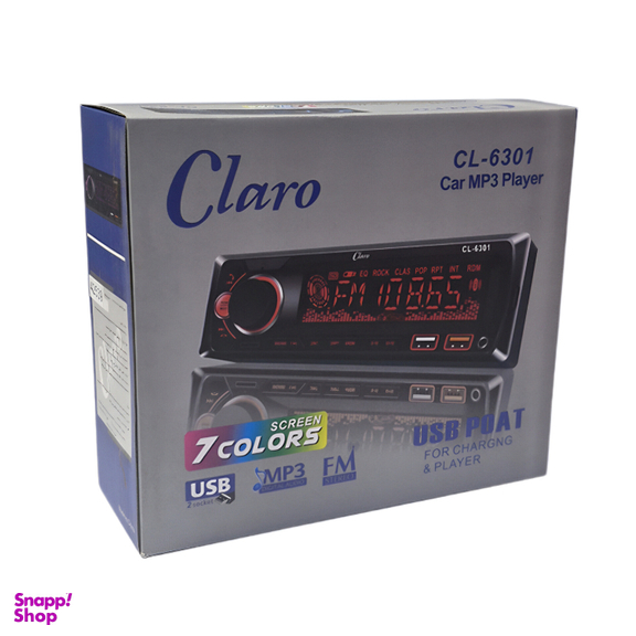 دستگاه پخش خودرو کلارو مدل cL-6301