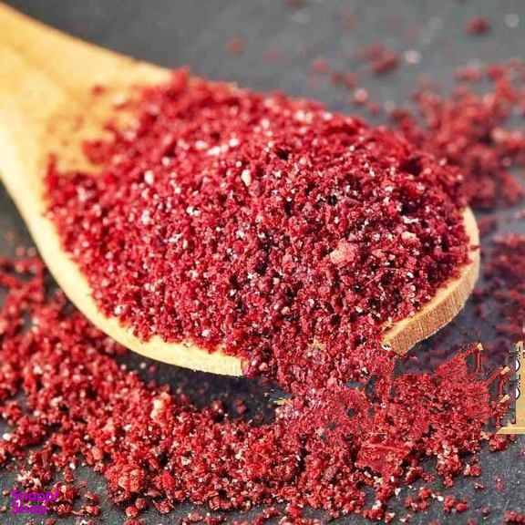 پودر سماق قرمز ارجمند وزن 100 گرم