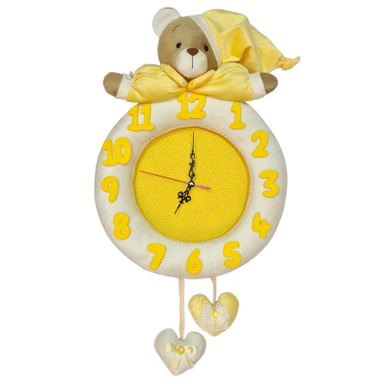 ساعت دیواری کودک نی نی سیس مدل خرس نانان