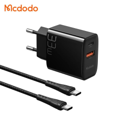 شارژر دیواری 33 وات مک دودو مدل CH-0922 به همراه کابل تبدیل USB-C