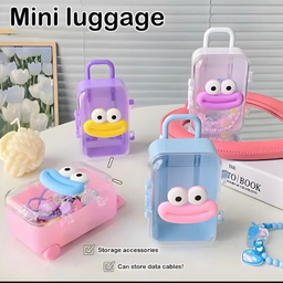 چمدان فانتزی اکسسوری طرح لبخند