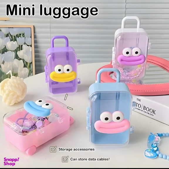 چمدان فانتزی اکسسوری طرح لبخند