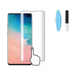 محافظ صفحه نمایش شیشه ای مدل UV Nano Glass مناسب سامسونگ Galaxy S10 Plus