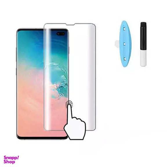 محافظ صفحه نمایش شیشه ای مدل UV Nano Glass مناسب سامسونگ Galaxy S10 Plus