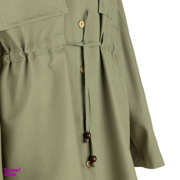 مانتو زنانه سرژه مدل 232146 رنگ صدری