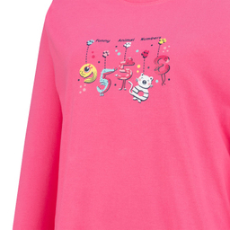 ست بلوز و شلوار راحتی زنانه کد 1041 رنگ صورتی