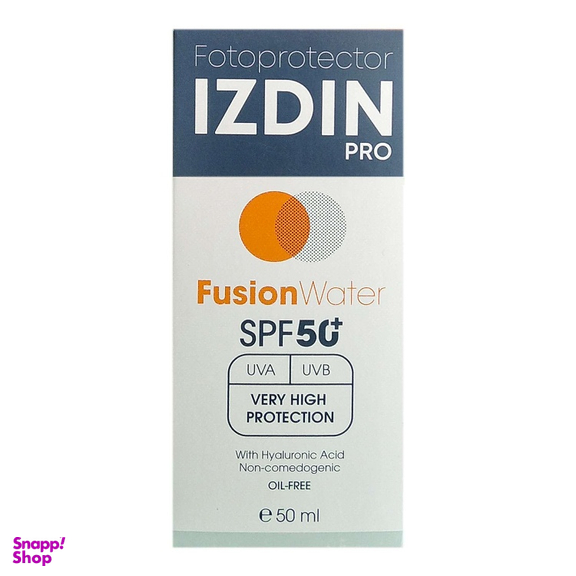 کرم ضد آفتاب ایزدین مدل fusion water حجم 50 میلی لیتر