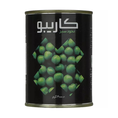 کنسرو نخود سبز کاریبو وزن 400 گرم