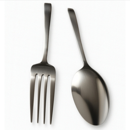 ست قاشق و چنگال 12 پارچه یونیک مدل ناخنی 18/10 کد RAGA