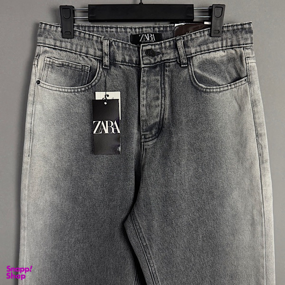 شلوار بگ مردانه طرح ZARA کد 3120 رنگ طوسی