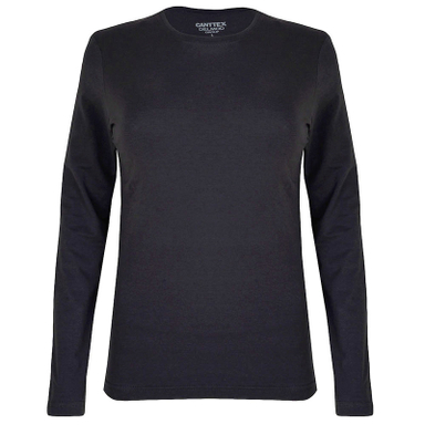 تیشرت آستین بلند زنانه کانتکس مدل 249014456 رنگ نوک مدادی