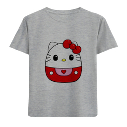 تیشرت آستین کوتاه بچگانه مدل بچه گربه D268