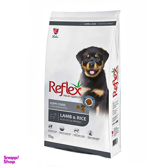 غذای خشک توله سگ رفلکس مدل بره و برنج وزن 3 کیلوگرم