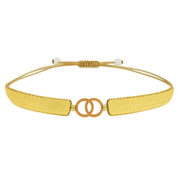 دستبند طلا 18 عیار زنانه مدل میوکی