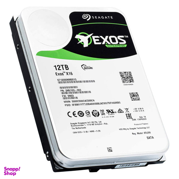 هارد دیسک اینترنال سیگیت مدل EXOS ST12000NM0127