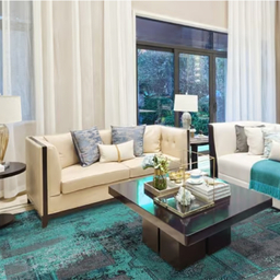 فرش ماشینی چاپی بدون تار و پور هانوکس مدل شاهرخ کد HAM.418.2