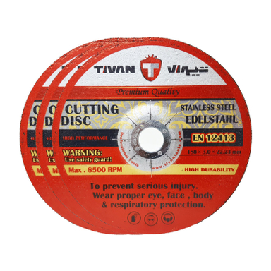 صفحه برش آهن تیوان مدل AT - 0180x3 مجموعه 3 عددی