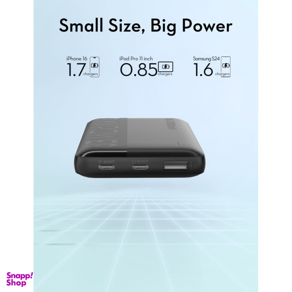 پاوربانک راوپاور مدل RP-PB1228 ظرفیت 10000 میلی آمپر ساعت