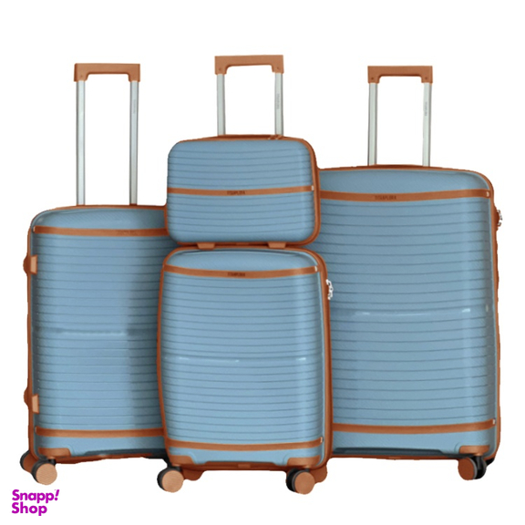 ست چمدان تیتان پلورا مدل TITANPLORA TP6666 TRAVEL IN STYLE مجموعه 4 عددی
