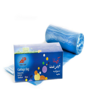 کیسه زباله تک رول مدل تجزیه پذیر بسته 30 عددی