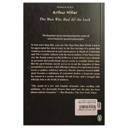 کتاب the man who had all the luck اثر arthur miller نشر پنگوئین