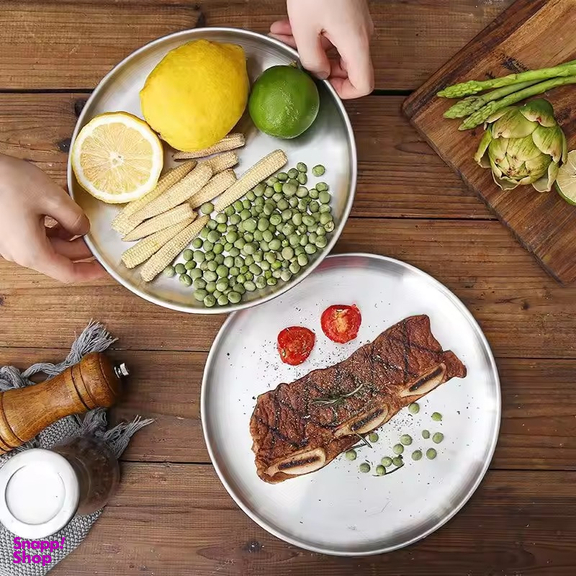 بشقاب استیل مدل پرنسس کد 20