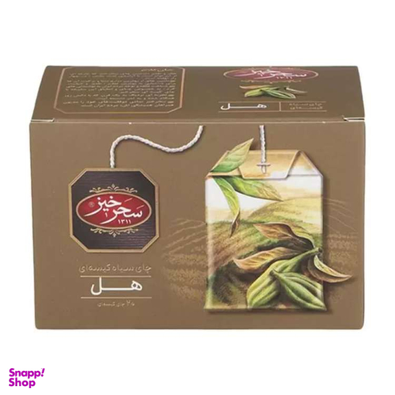 چای سیاه کیسه ای هل سحرخیز بسته 20 عددی