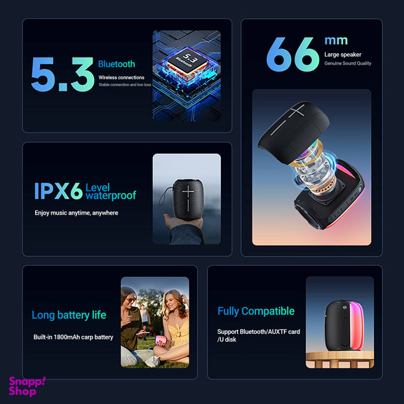اسپیکر بلوتوثی قابل حمل اوی مدل Y525