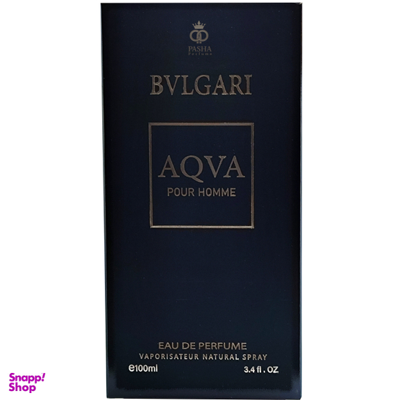 ادکلن مردانه پاشا مدل آکوا بولگاری حجم 100/50 میلیلیتر