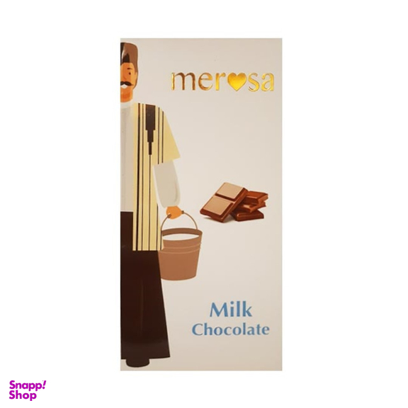 شکلات تخته ای شیری مروسا وزن 100 گرم