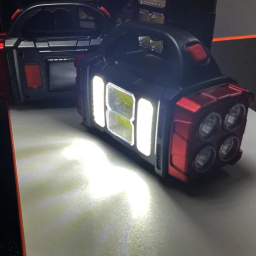 نورافکن دستی سولونیکس مدل HB-2678 رنگ قرمز