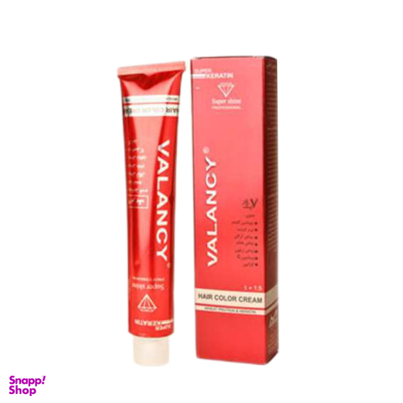 کیت رنگ مو والانسی کد N2 رنگ قهوه ای خیلی تیره حجم ۱۰۰ میلی لیتر به همراه اکسیدان