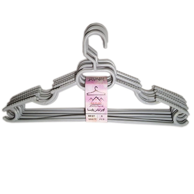 چوب لباسی پارسا کد 203 بسته 6 عددی