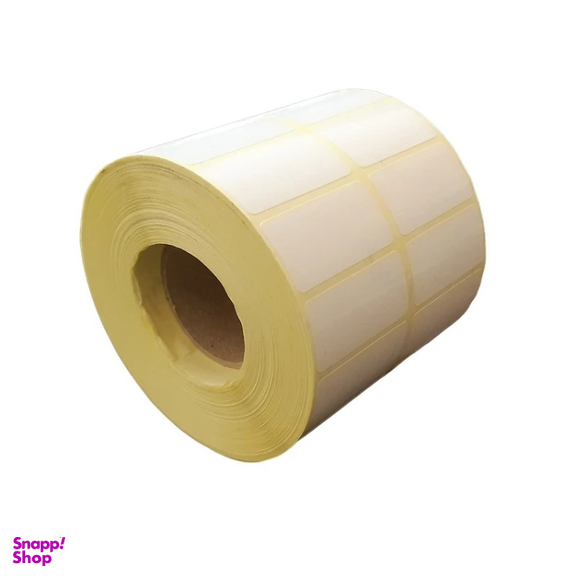 لیبل برچسب کاغذی مدل دو ردیف سایز 40×20 بسته 4000 عددی