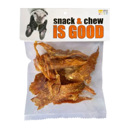 تشویقی سگ ایزگود شهرپت مدل فیله مرغ وزن 100 گرم