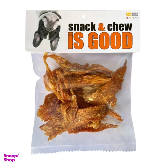 تشویقی سگ ایزگود شهرپت مدل فیله مرغ وزن 100 گرم