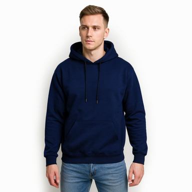 هودی مردانه به رسم کد 10020 رنگ سرمه ای