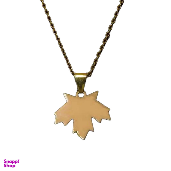 گردنبند طلا 18 عیار زنانه شمیم گلد گالری مدل برگ کد ST107