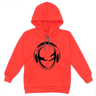 هودی پسرانه مدل هدفون A91 رنگ قرمز